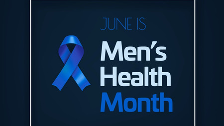 Blue Ribbon as a Symbol for Men's Health Month